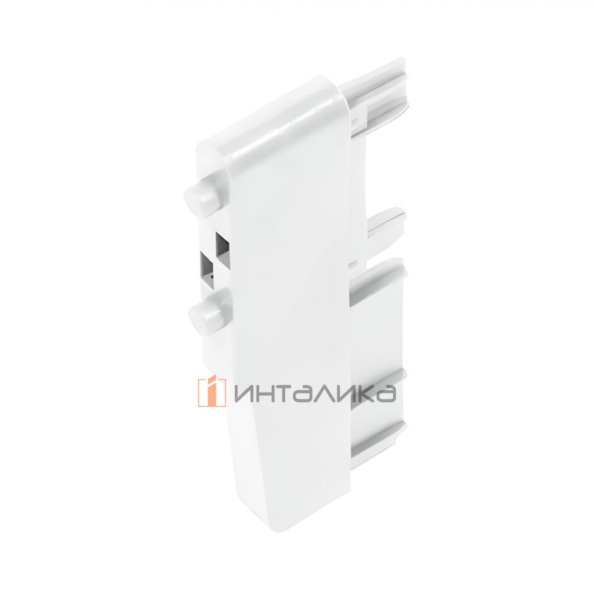 Заглушка поперечной панели Rejs Comfort Box, пластик, белый