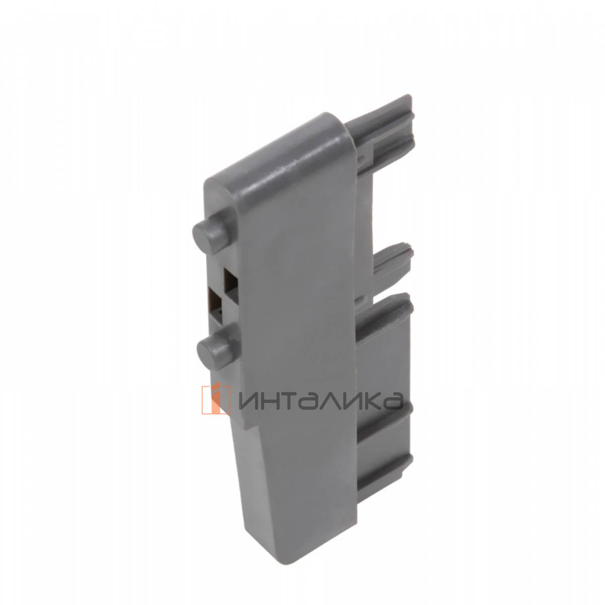 Заглушка поперечной панели Rejs Comfort Box, пластик, серый