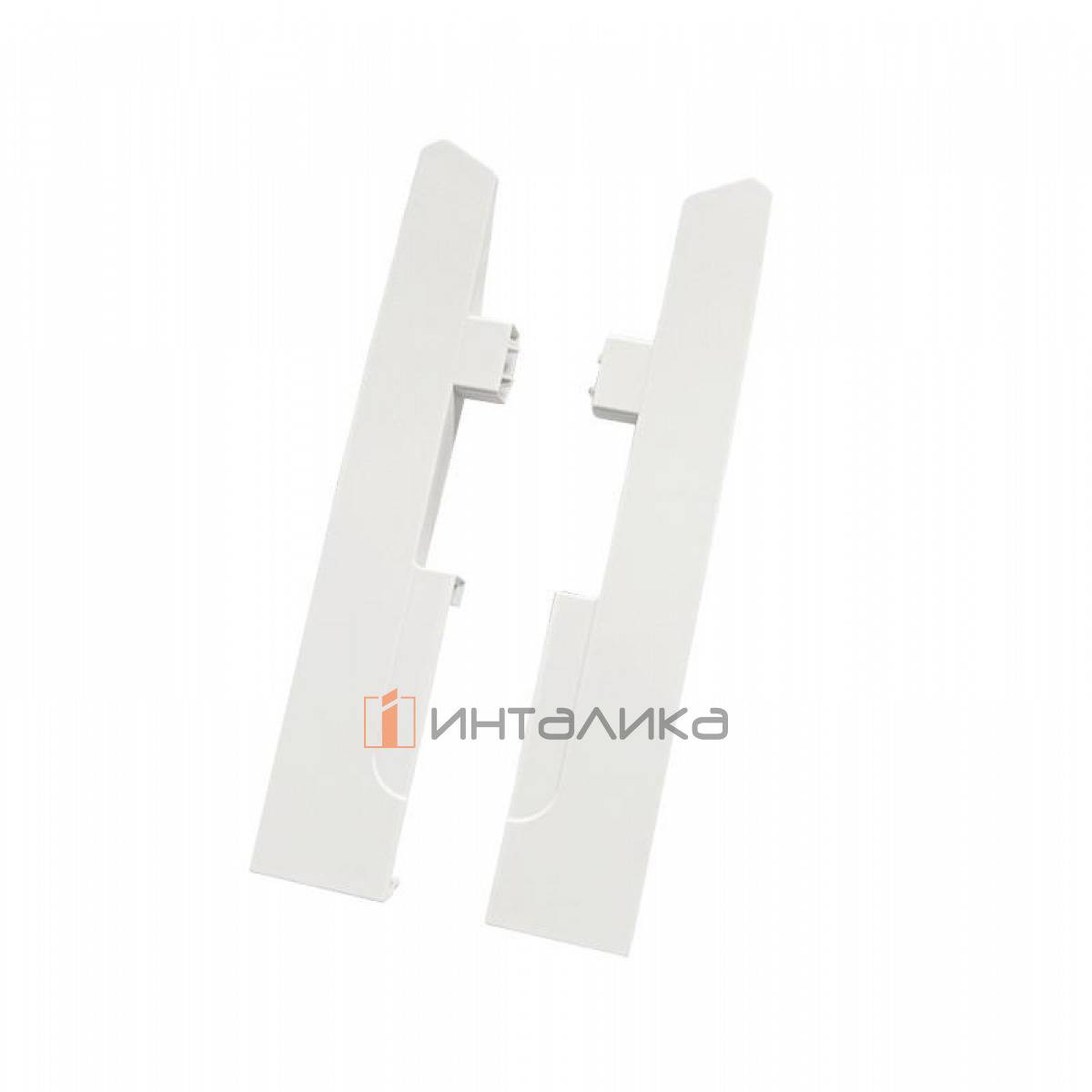 Крепление передней стенки внутреннего ящика Rejs Comfort Box, под прямоугольный релинг, H164, белый