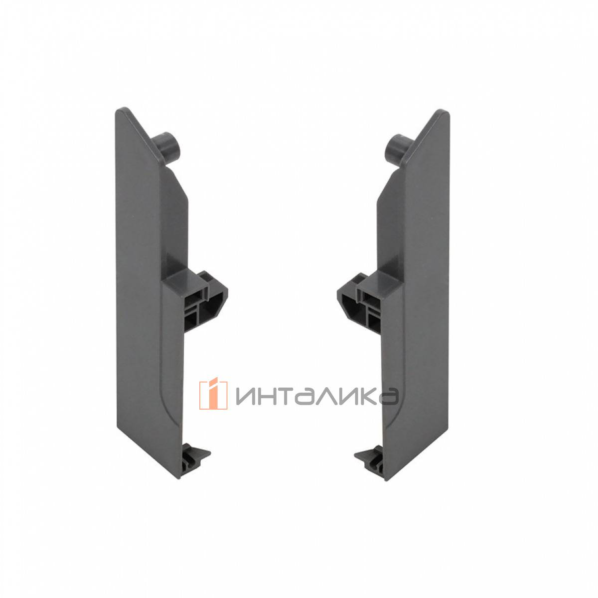 Крепление передней стенки внутреннего ящика Rejs Comfort Box, H140, серый