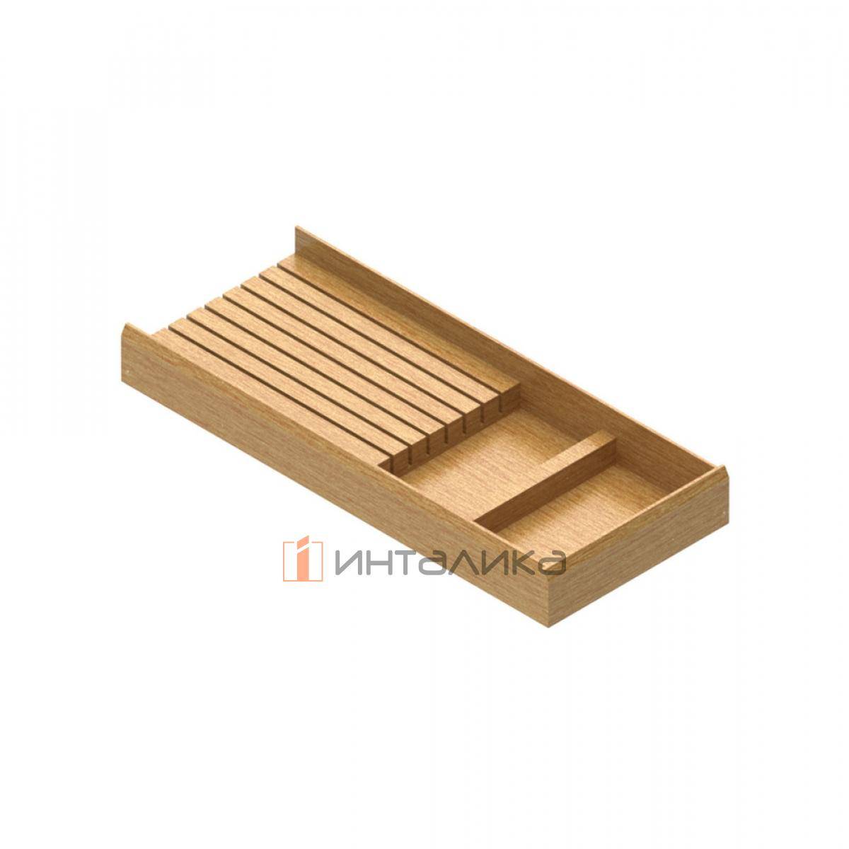 Деревянный лоток для ножей Rejs, 200х472х50, дуб