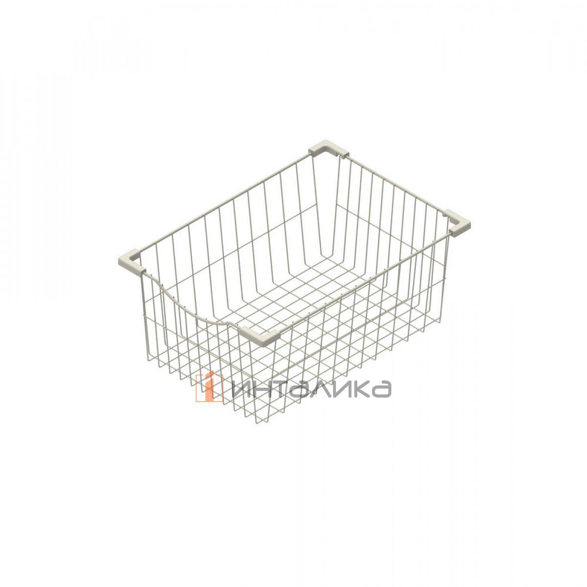 Выдвижная корзина для белья Rejs Simpla в корпус 600, 532-548х485х200, серый