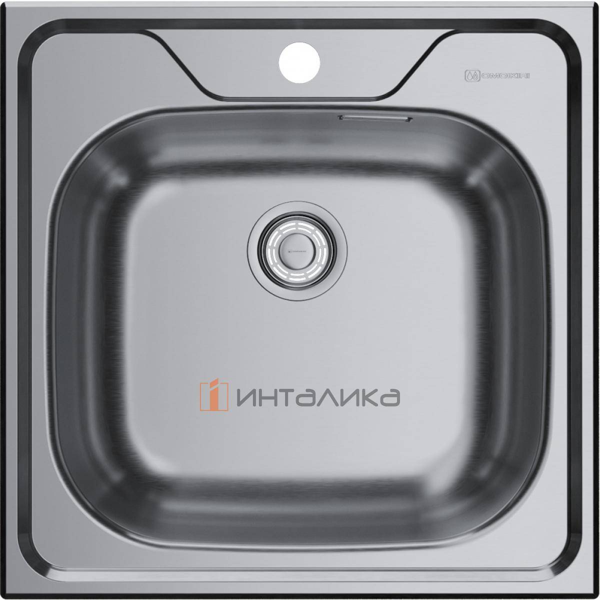 Мойка Omoikiri Saru 48 нержавеющая сталь, 500, накладная, нержавеющая сталь