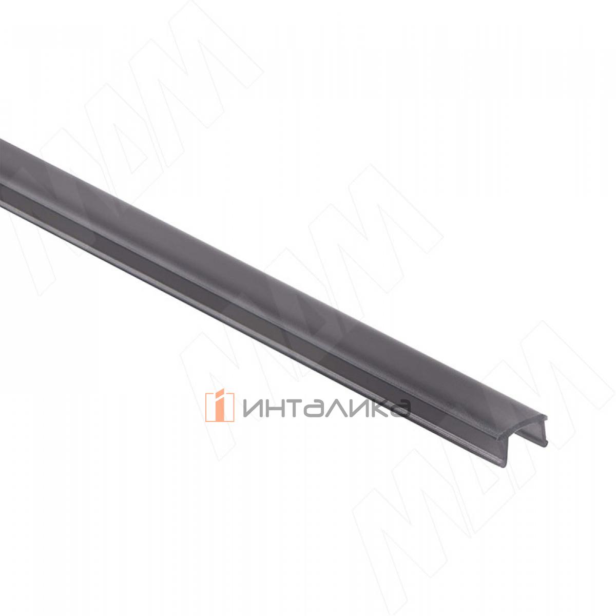 Рассеиватель черный матовый для профиля под светодиодную ленту шириной 5мм, L-2000