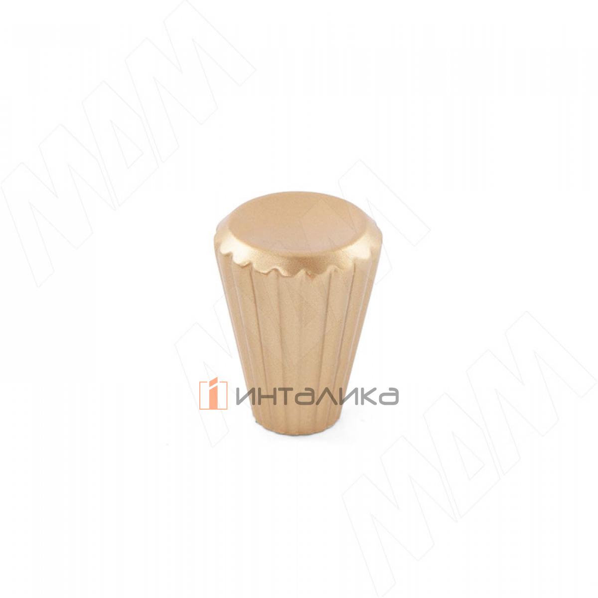 Ручка-кнопка золото матовое