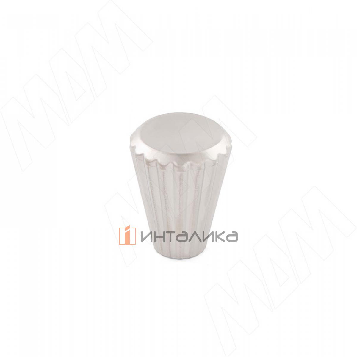 Ручка-кнопка никель матовый