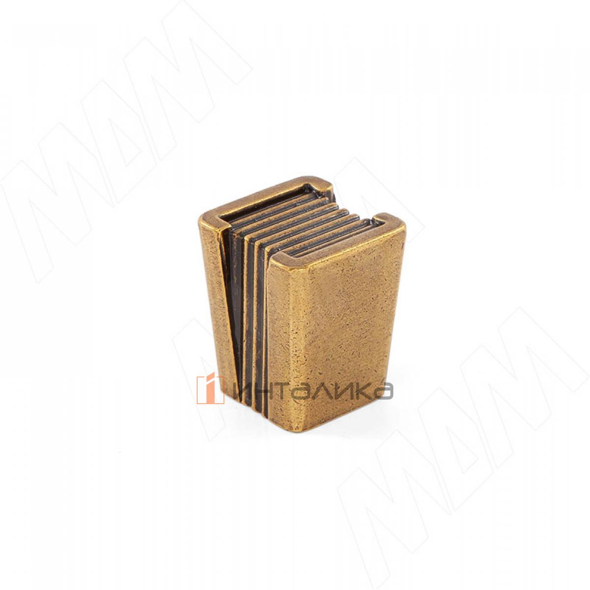 Ручка-кнопка бронза состаренная