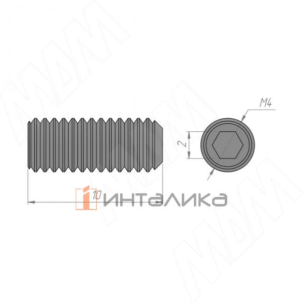 HSS-M4X10-BL