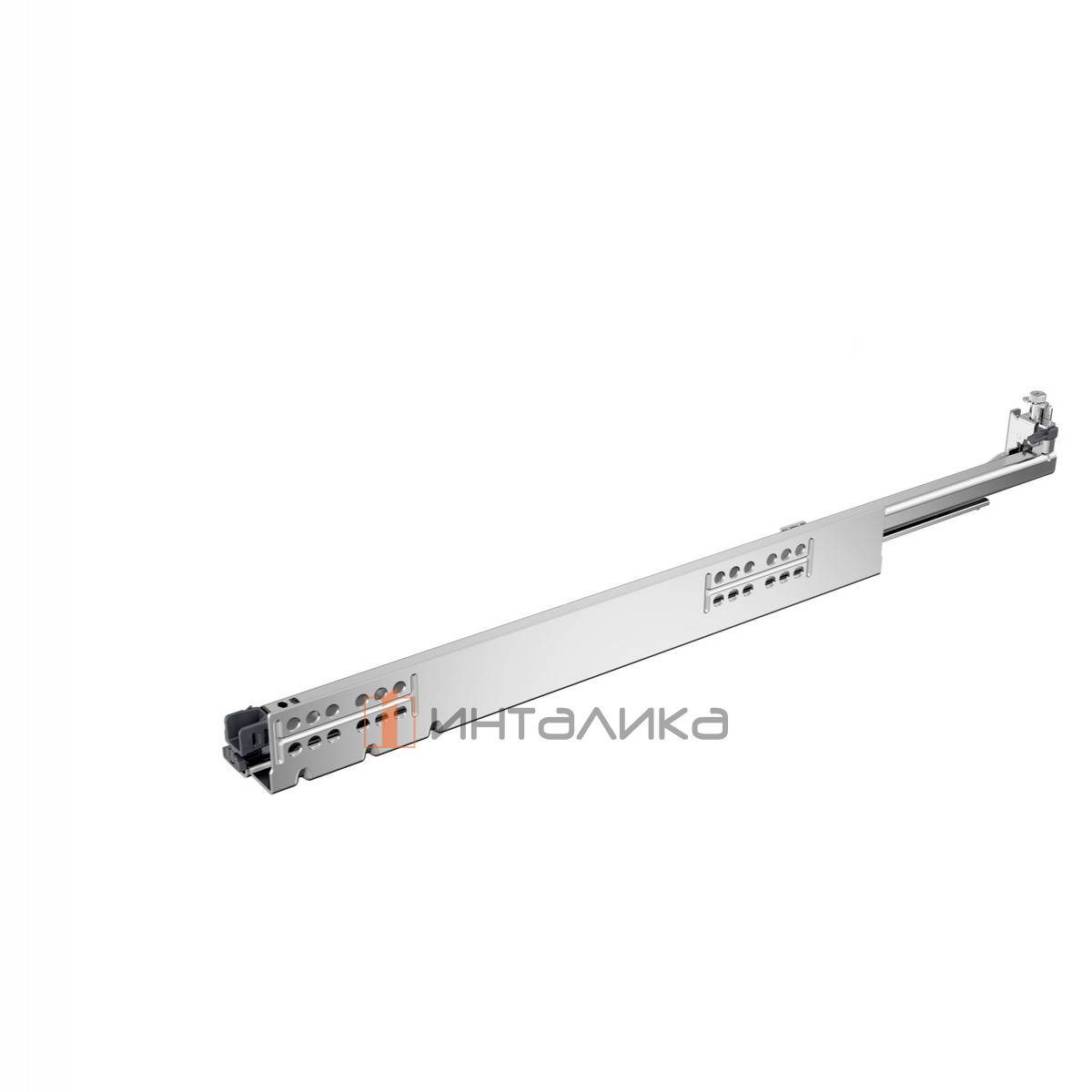 Направляющая HETTICH Квадро / Quadro V6 5D XS, полное выдвижение, бесшумное открывание / Silent System, EB23, NL350, G10, правая