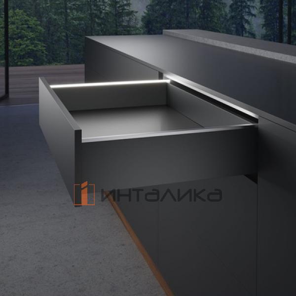 Подсветка для HETTICH АванТех Ю Иллюминейшен / AvanTech YOU Illumination с дизайн-профилями, NL600, под нержавеющую сталь