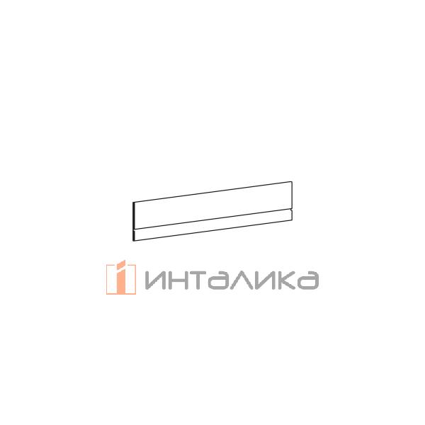 Передняя панель внутреннего ящика HETTICH AvanTech YOU для боковин с подсветкой, H101, L2000, алюминий, серебристый