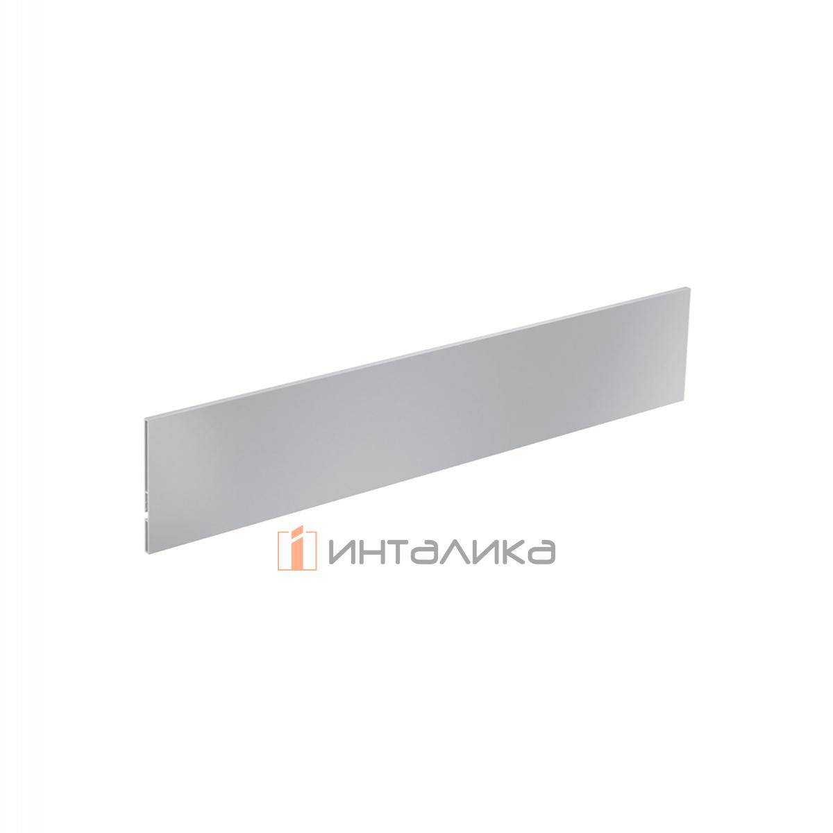 Передняя панель внутреннего ящика HETTICH AvanTech YOU для боковин с подсветкой, H101, L2000, алюминий, серебристый