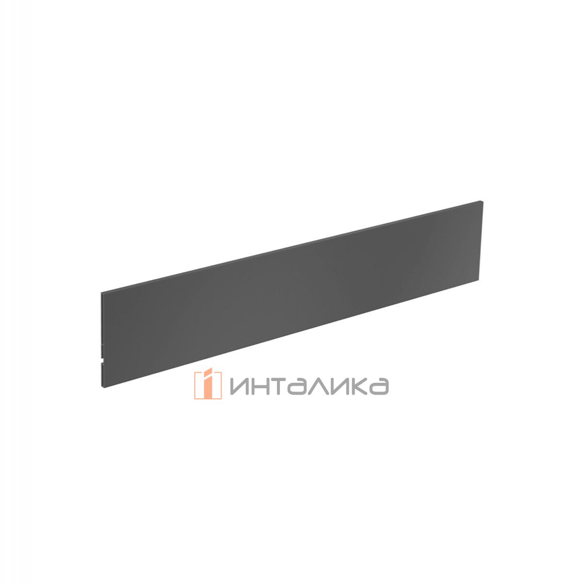 Передняя панель внутреннего ящика HETTICH AvanTech YOU для боковин с подсветкой, H101, L2000, алюминий, антрацит