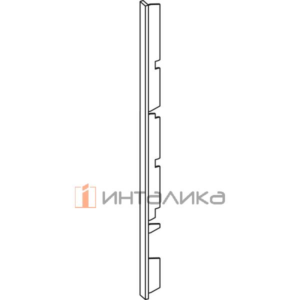 Торцевая заглушка для передней панели внутреннего ящика с подсветкой HETTICH АванТех Ю / AvanTech You, H187, белый