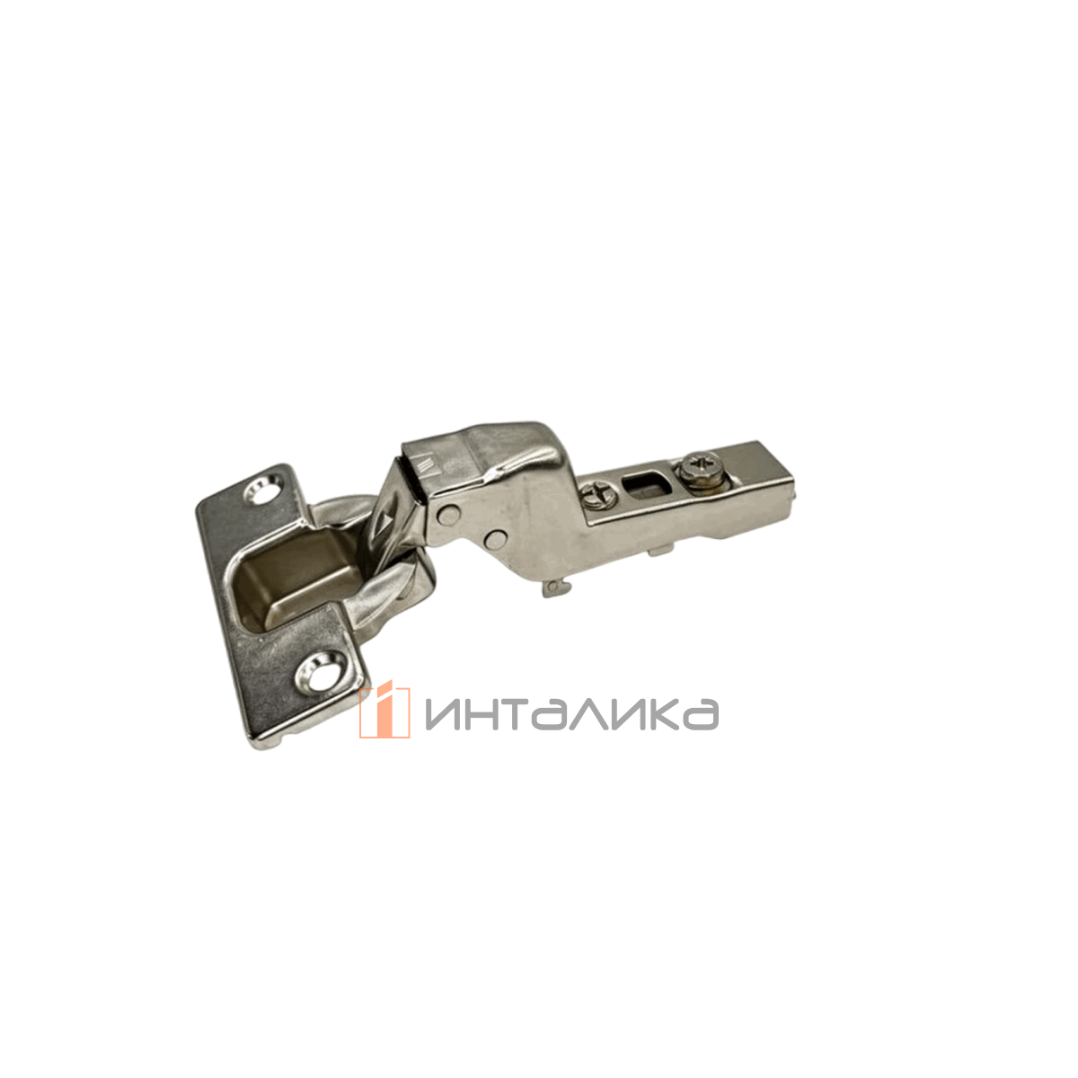 Петля HETTICH Онсис / Onsys 4447i (B-4) 105°, ТФ 15-24, вкладная, с доводчиком TH52 Ø35, никель