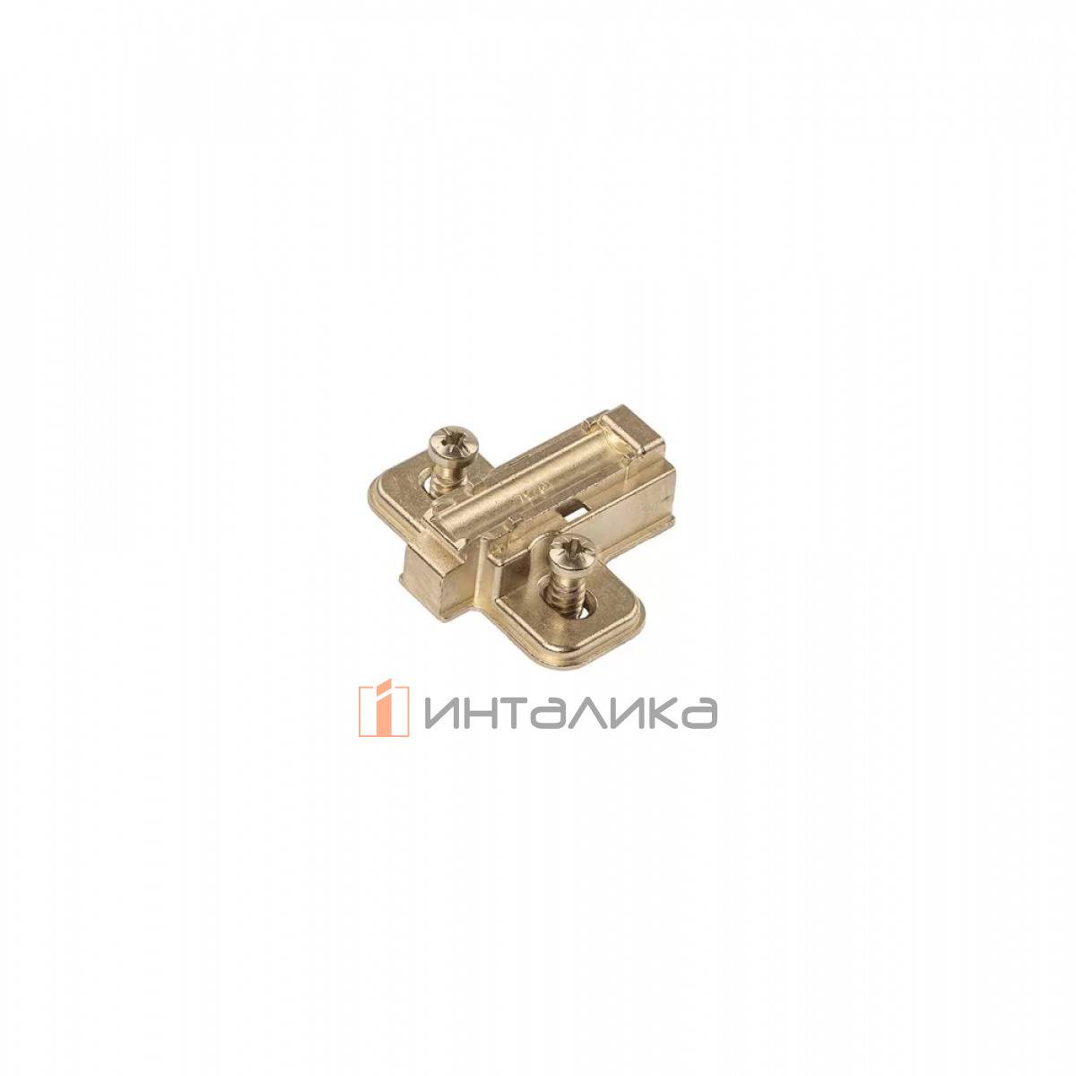 Планка монтажная для петель DTC Pivot Star Anyway Clip-on, H=9, крестовая, под евровинт