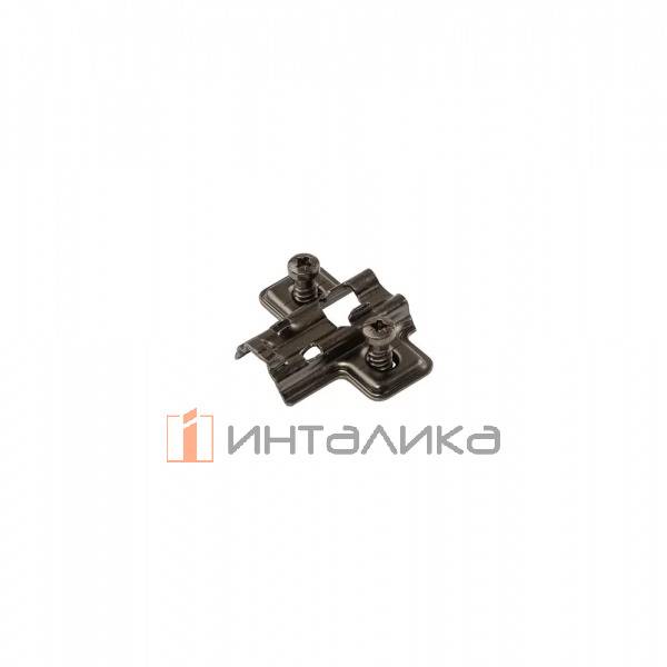 Планка монтажная для петель Фирмакс Смартлайн / Firmax Smartline, Клип-он / Clip-on, H=0, крестовая, под евровинт