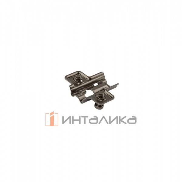 Планка монтажная для петель Фирмакс Смартлайн / Firmax Smartline, Клип-он / Clip-on, H=0, крестовая, под евровинт