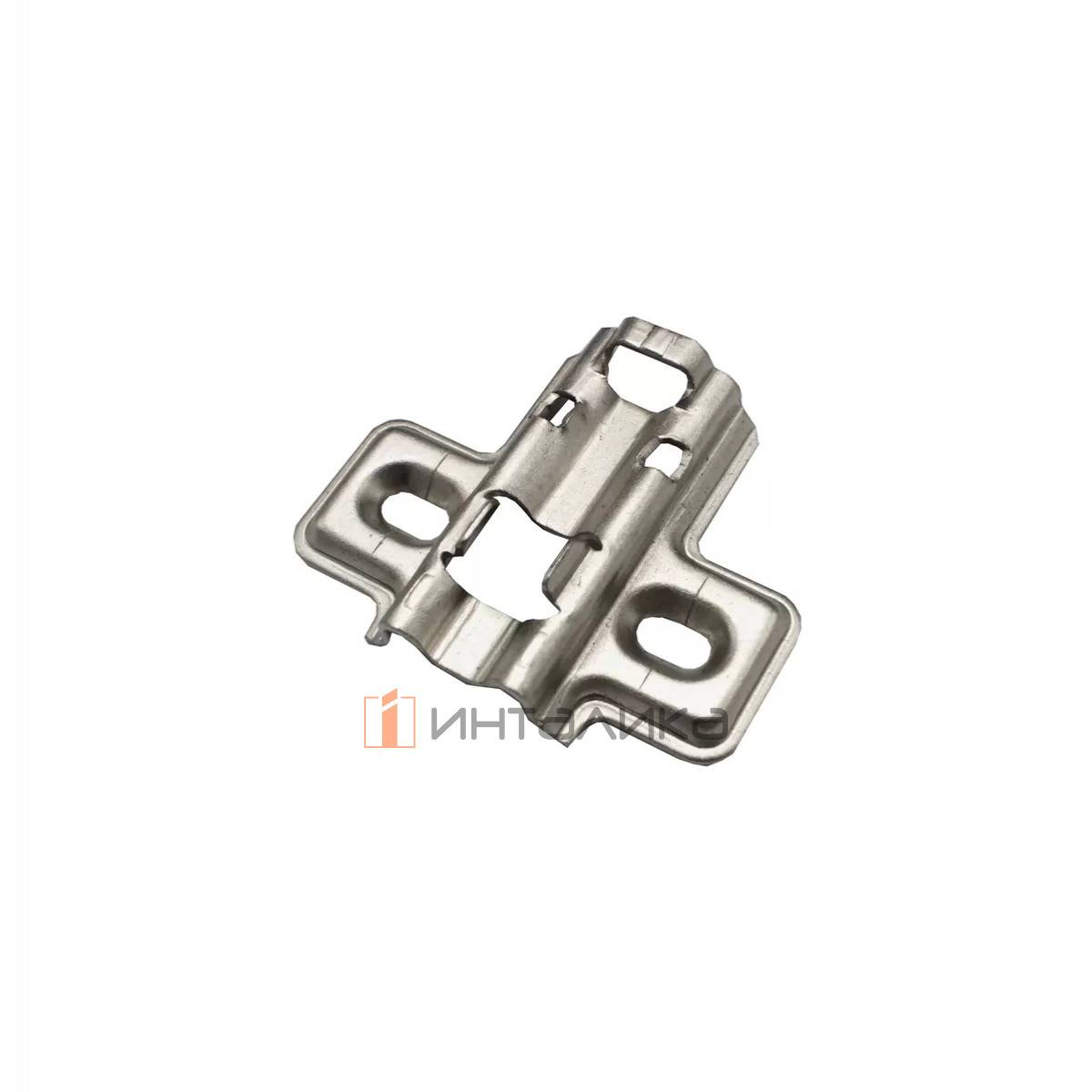 Планка монтажная для петель Firmax Smartline Clip On, H=4, крестовая, под саморез