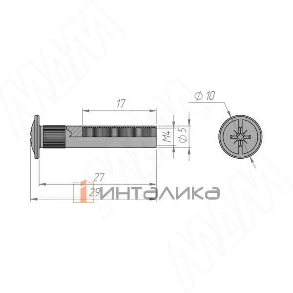 FTN M4 X 27 BR MP