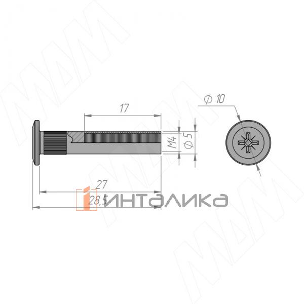 FTN M4 X 27 FL MP