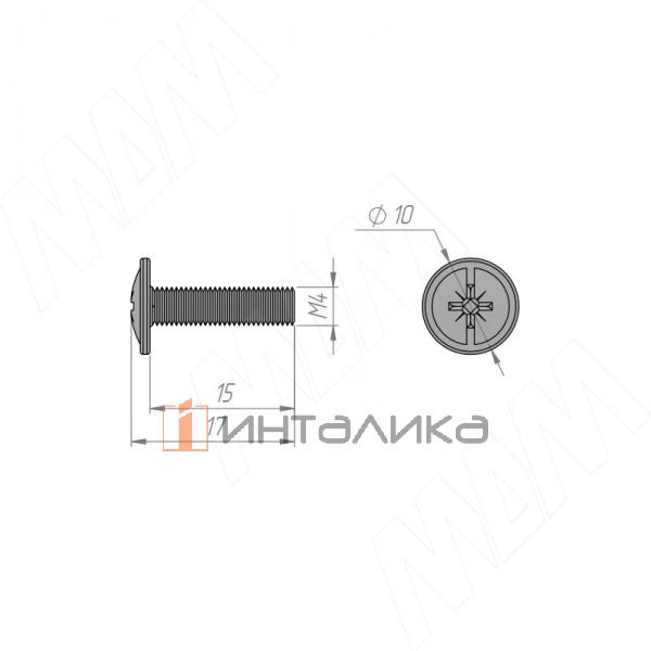 FTS M4 X 15 BR MP