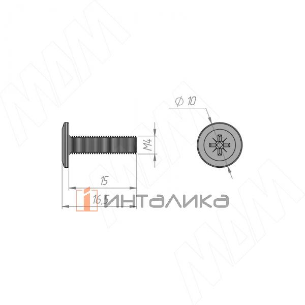 FTS M4 X 15 FL MP