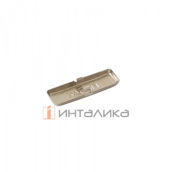 Накладка декоративная с логотипом Фирмакс / Firmax на плечо петли, сталь, никель