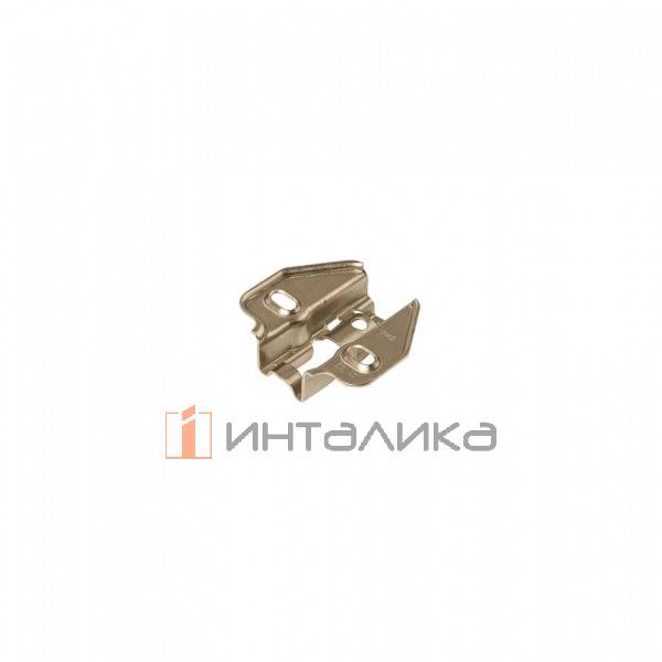Планка монтажная Firmax для петель серии Клик-он / Click-on, H=9, крестовая, шуруп