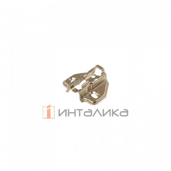 Планка монтажная Firmax для петель серии Клик-он / Click-on, H=9, крестовая, шуруп
