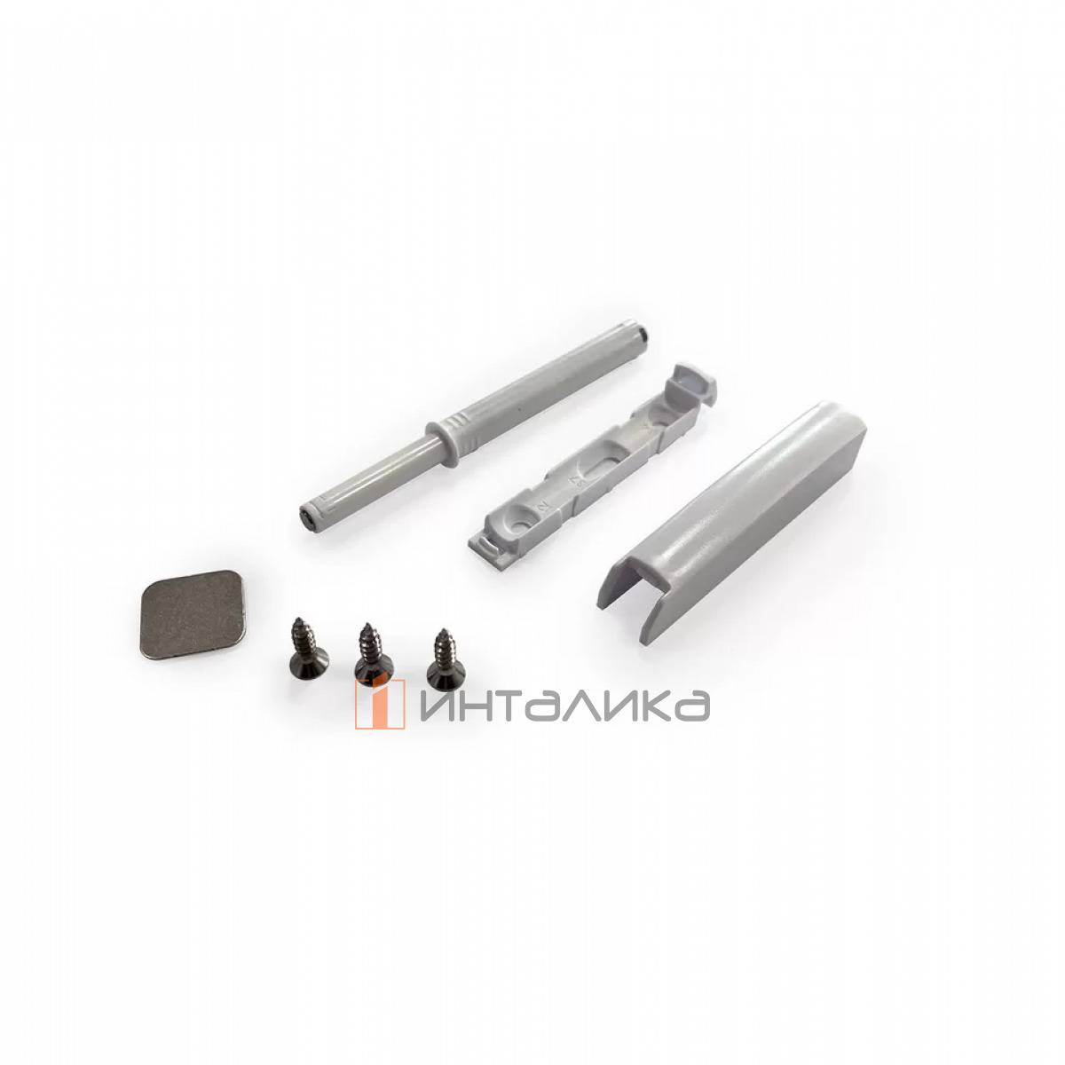 Толкатель Push-to-Open Firmax Smartline с магнитным держателем, плечо 38мм, внешнее крепление, белый