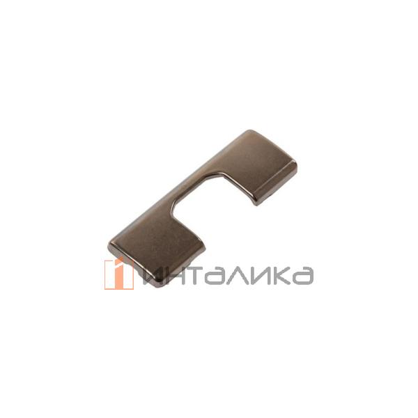Накладка декоративная на чашку петли Альфалюкс Титан / Alphalux Titan, титан