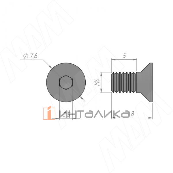 HXS M4X8 GL MP