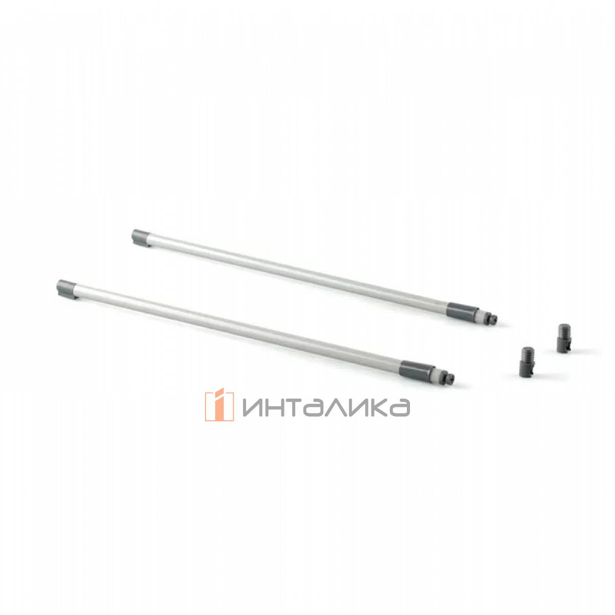 Комплект рейлингов круглых верхних FIRMAX Newline, NL500, алюминий, серый