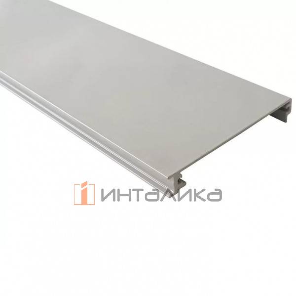 Передняя панель Фирмакс / Firmax для внутреннего ящика Ньюлайн / Newline, L1100, алюминий, серый