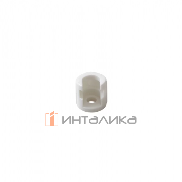 Муфта Фирмакс / Firmax для рейлинга ящика Ньюлайн / Newline под саморез, пластик, белый