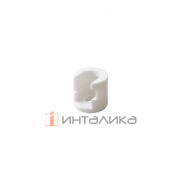 Муфта Фирмакс / Firmax для рейлинга ящика Ньюлайн / Newline под саморез, пластик, белый
