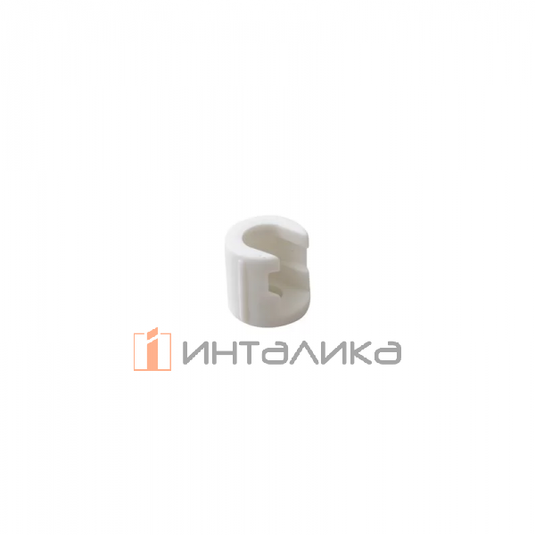 Муфта Фирмакс / Firmax для рейлинга ящика Ньюлайн / Newline под саморез, пластик, белый
