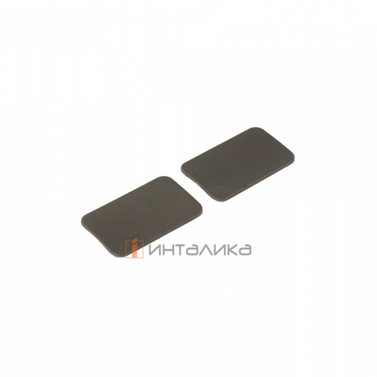 Комплект заглушек FIRMAX для ящика Slimline, без логотипа, пластик, антрацит