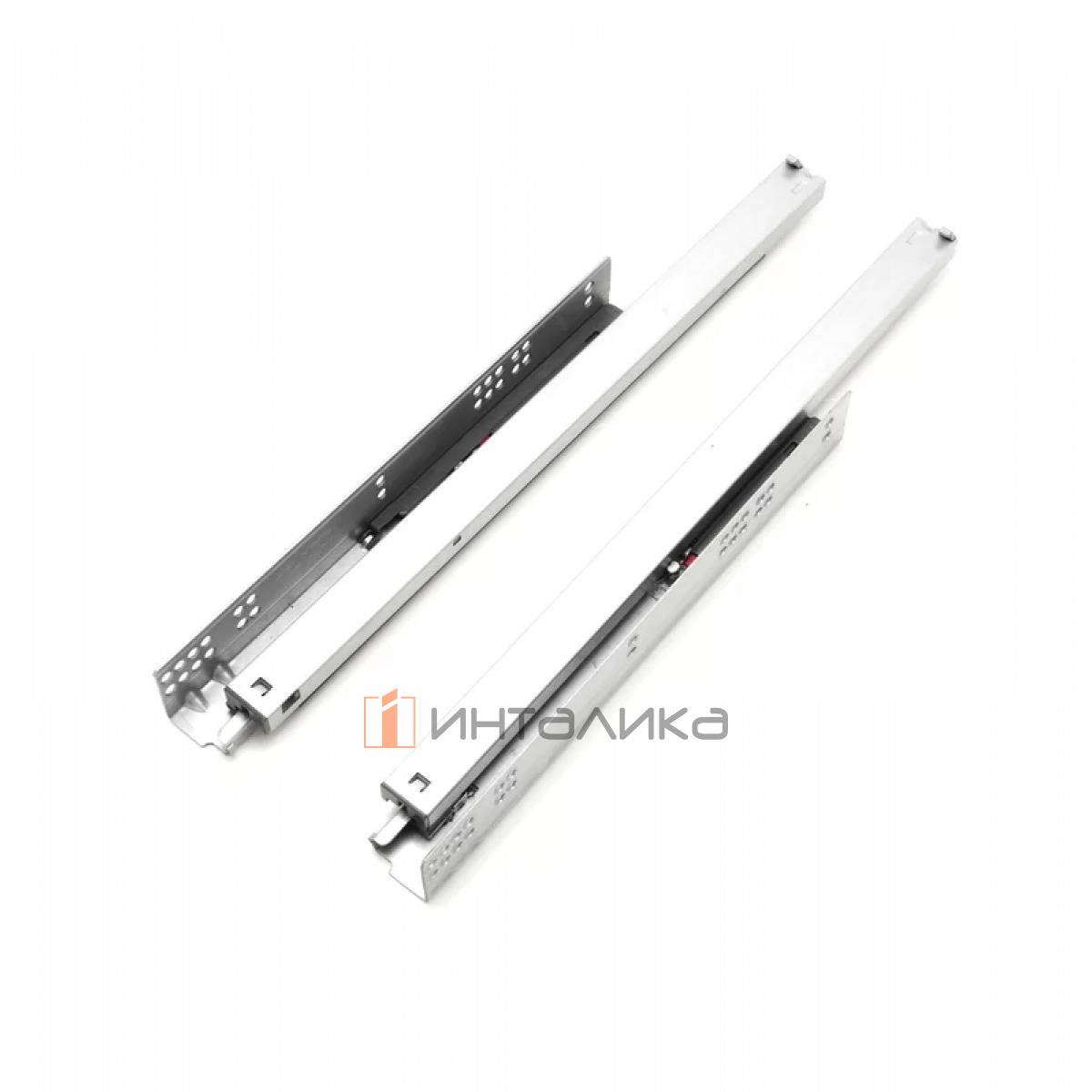 Комплект скрытых направляющих ALPHALUX Crystal, полное выдвижение, Soft-Closе, NL500, G35