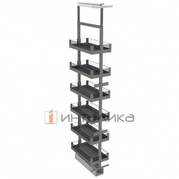Рама для выдвижного шкафа-колонны Фирмакс Дана / Firmax Dana в базу 400, H1800-2100, антрацит
