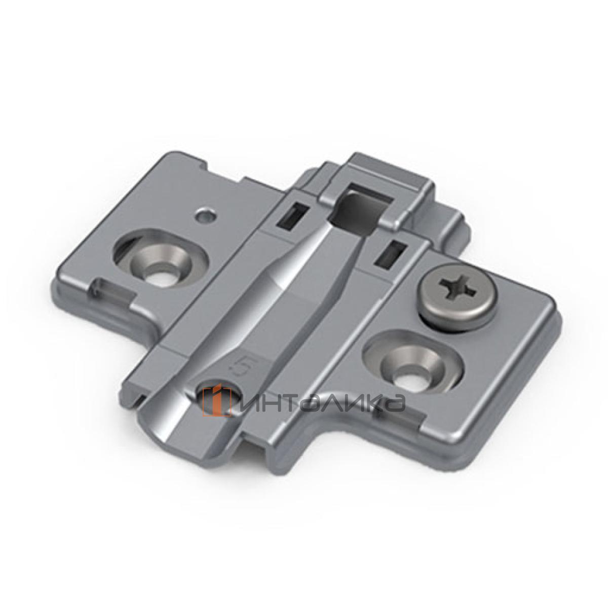 Крестовая монтажная планка SAMET Master, с эксцентриком, L37, D5, под евровинт, никель