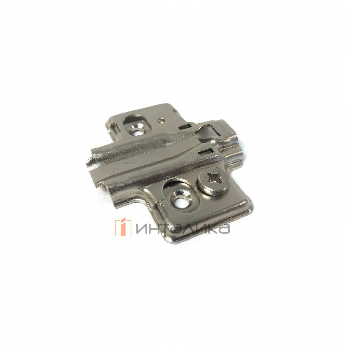 Крестовая монтажная планка SAMET Master, с эксцентриком, L37, D9, с евровинтом 6.3х14, никель