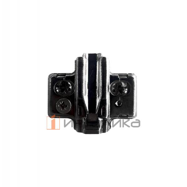 Крестовая монтажная планка SAMET Master Black, с эксцентриком, L37, D7, с евровинтом 6.3х14, черный