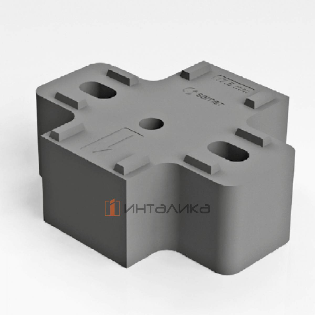 Подкладка под петли SAMET Star Track / Star, 17.5, серый