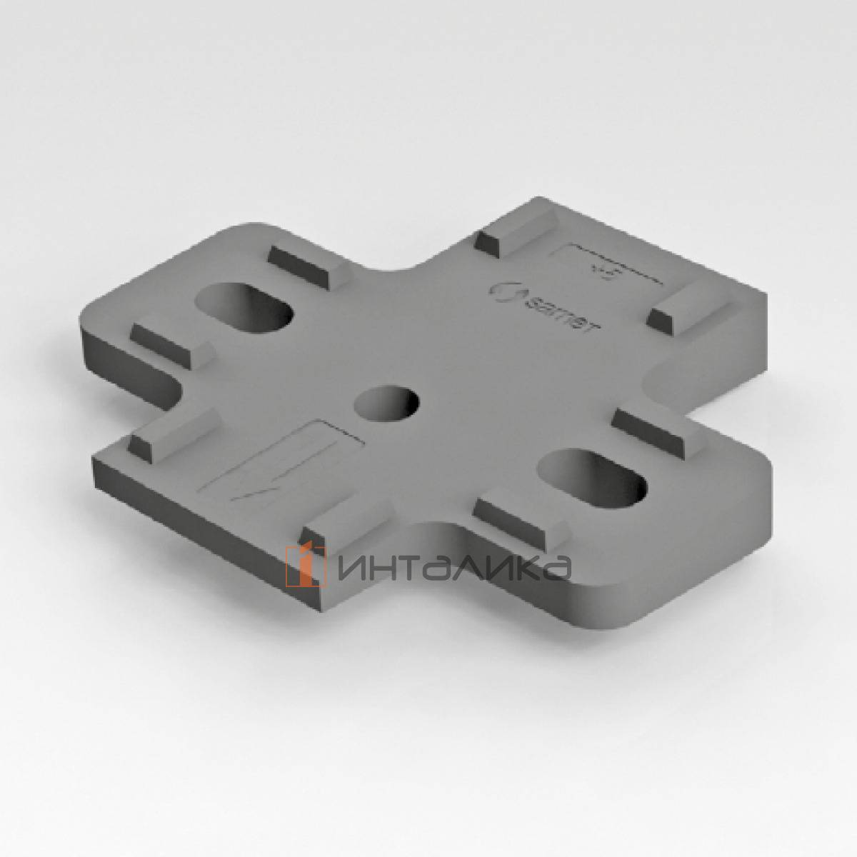 Угловая подкладка + 5° под петли SAMET Star Track / Star, серый