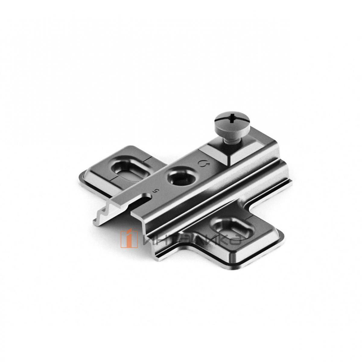 Крестовая монтажная планка SAMET Star, L37, D5, с евровинтами 6,3 х 14, никель