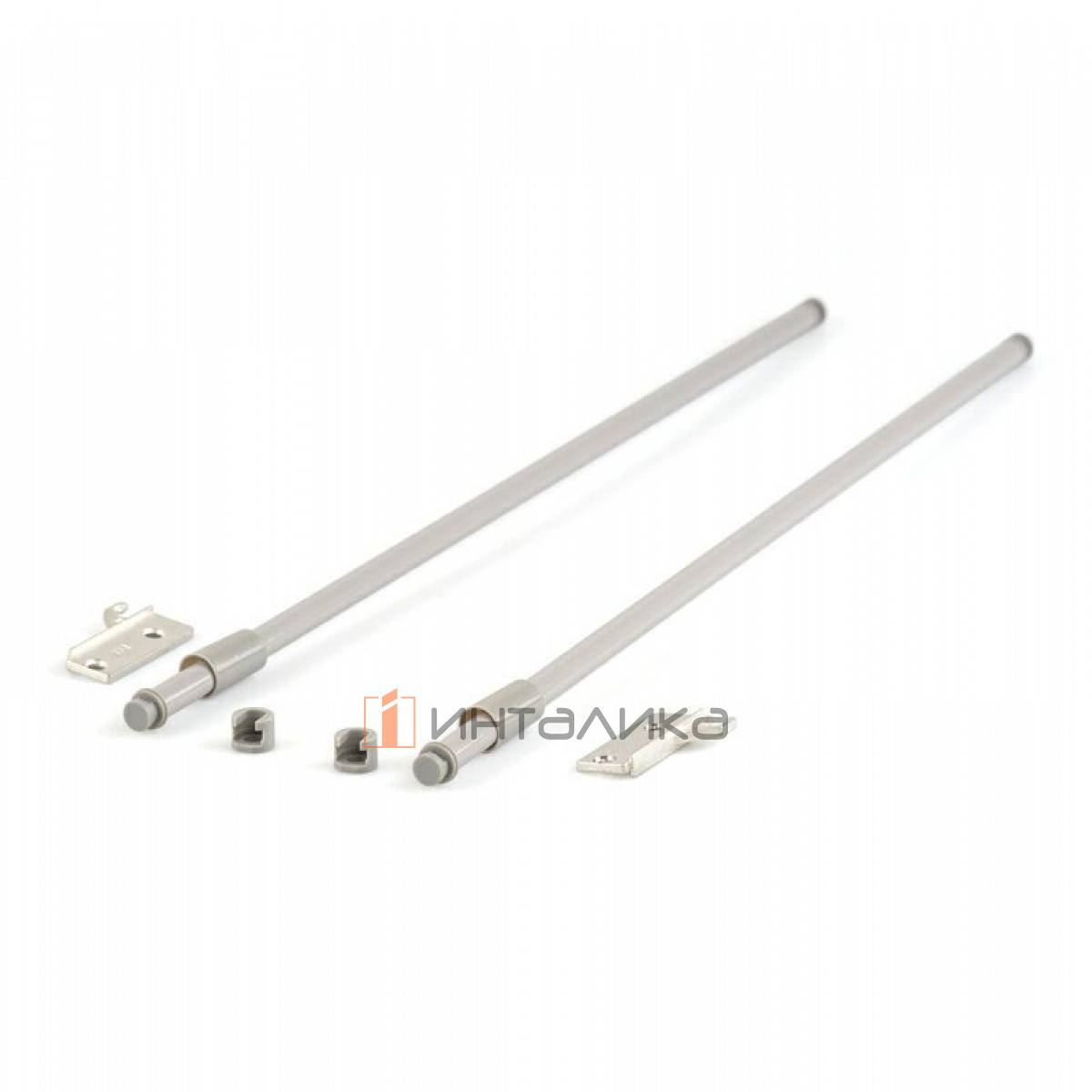 Комплект рейлингов для ящика САМЕТ Самбокс / Смарт Слайд (SAMET Sambox / Smart Slide), NL500, серый