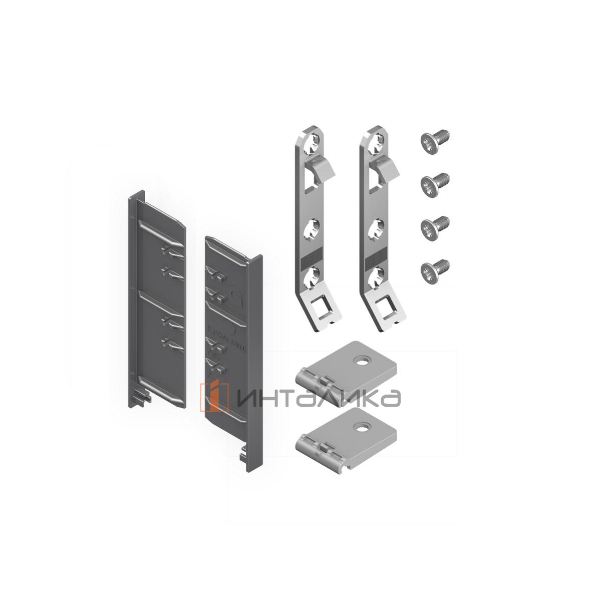 Комплект креплений передней панели для GRASS Nova Pro Scala, H90, антрацит