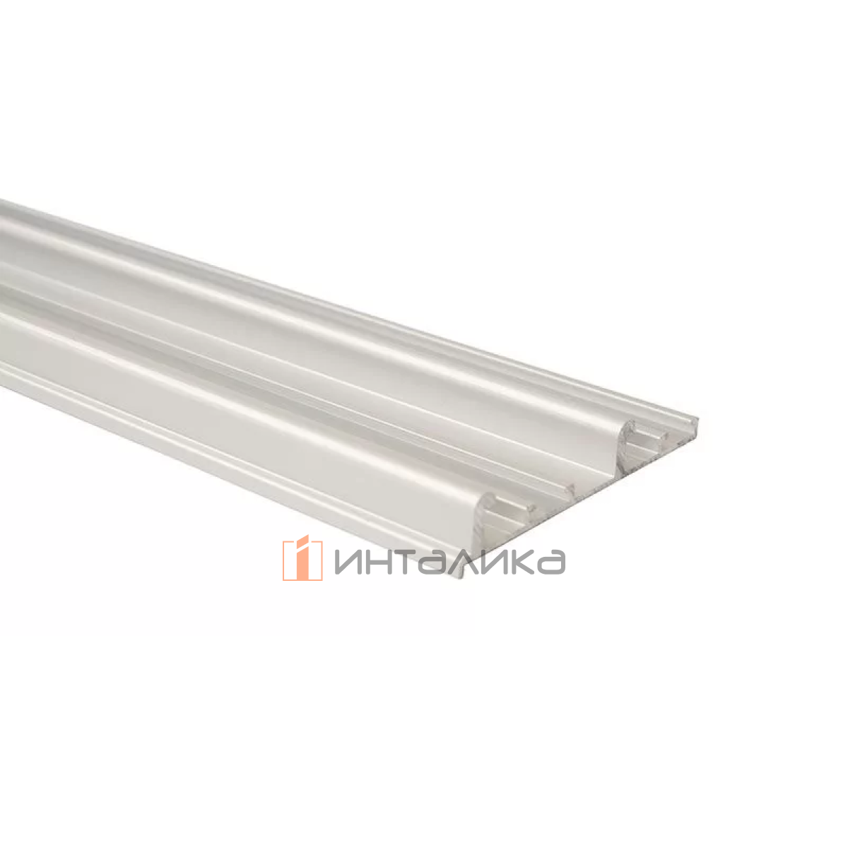 Направляющая верхняя FIRMAX FM602, накладной монтаж, L3000, серебро